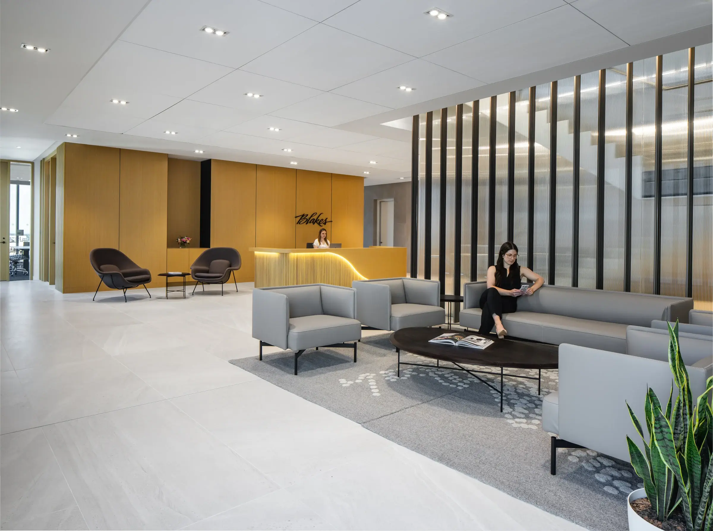 Completed workplace at Blake, Cassels & Graydon LLP in Vancouver