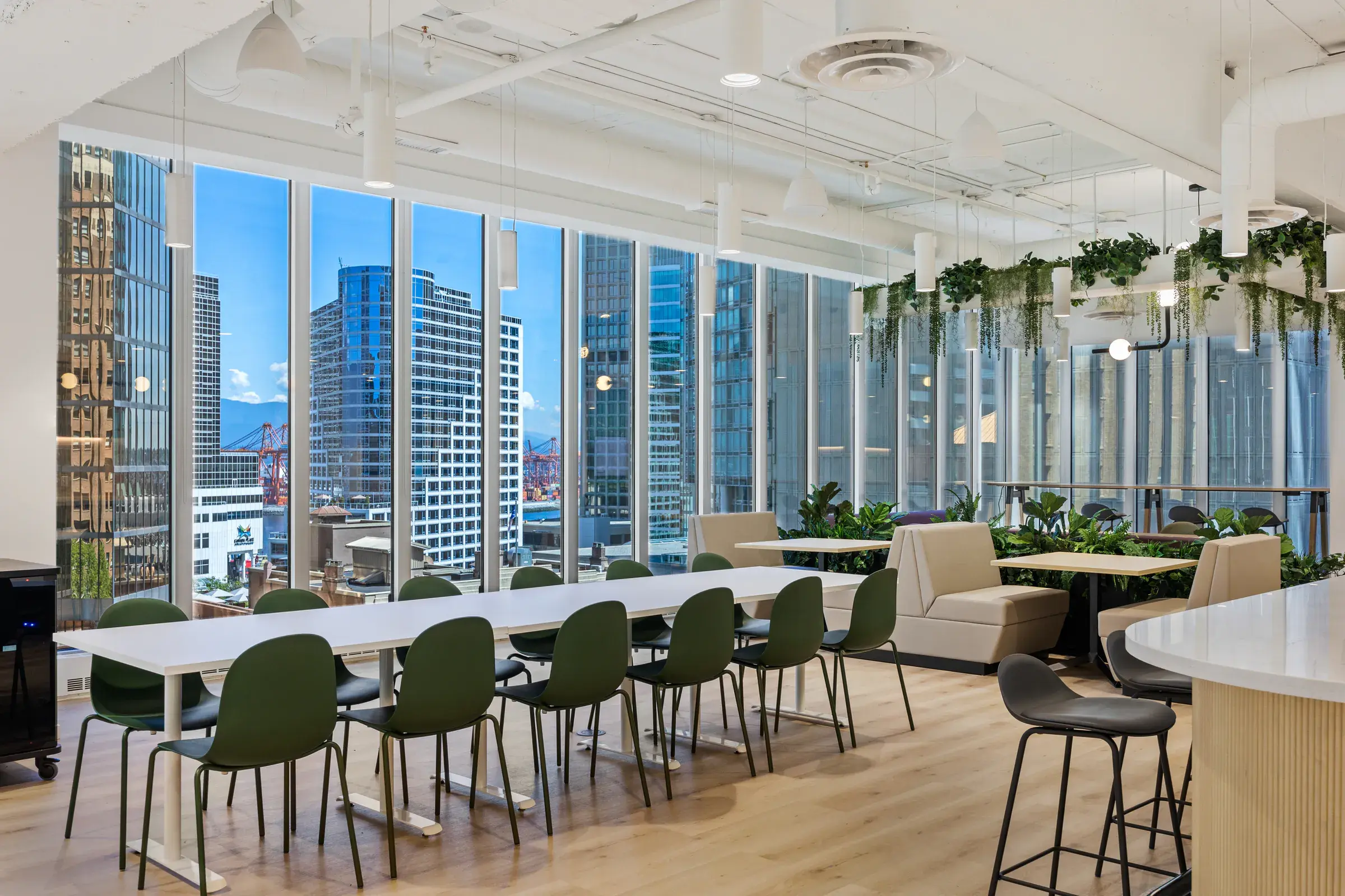 Baker Tilly collaboration hub overlooking downtown Vancouver